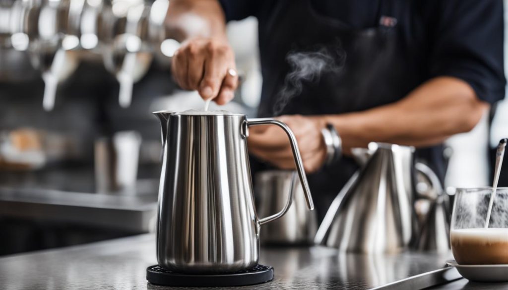 Steaming and Frothing the Milk