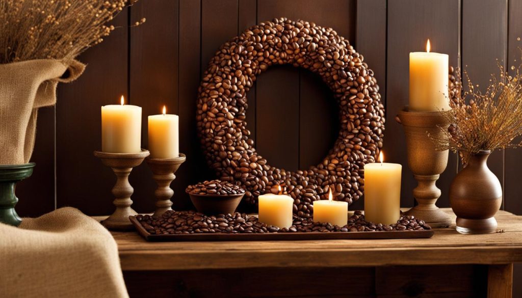 Home Décor with Coffee Beans