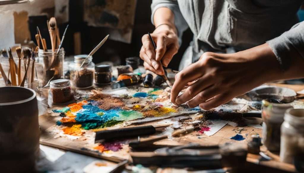 mixed media artist